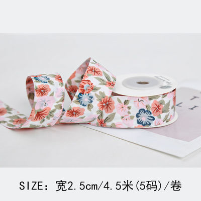 Dải băng in hoa 40mm được cá nhân hóa