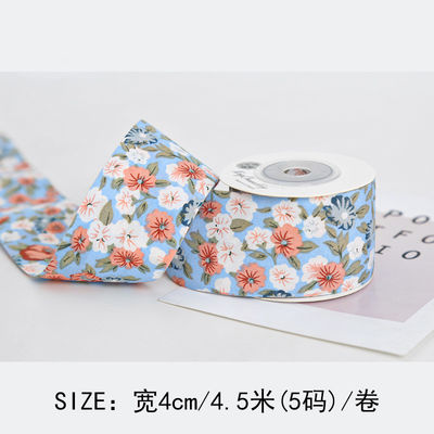 Dải băng in hoa 40mm được cá nhân hóa
