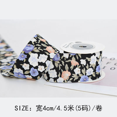 Dải băng in hoa 40mm được cá nhân hóa
