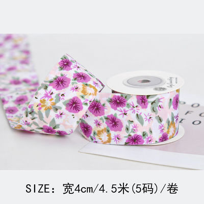 Dải băng in hoa 40mm được cá nhân hóa