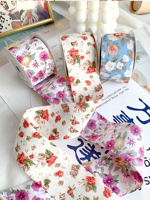 Dải băng in hoa 40mm được cá nhân hóa