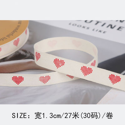13mm in dải dải bông DIY thủ công gói dải dải cho quà