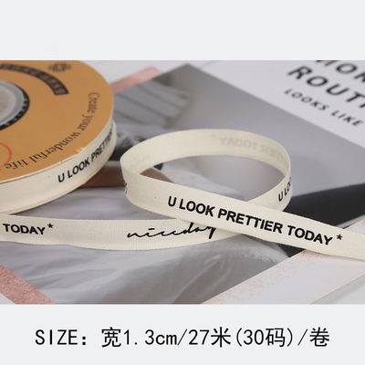 13mm in dải dải bông DIY thủ công gói dải dải cho quà
