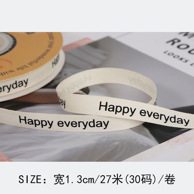 13mm in dải dải bông DIY thủ công gói dải dải cho quà