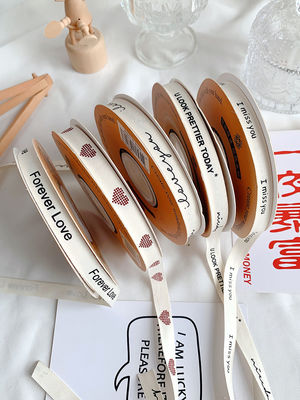 13mm in dải dải bông DIY thủ công gói dải dải cho quà