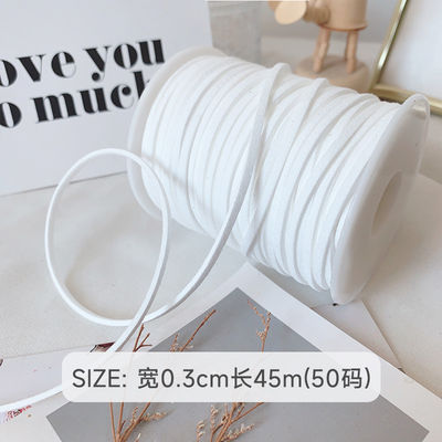 3mm Suede da băng nhung ISO9001 Blue Velvet Ribbon dây