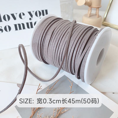 3mm Suede da băng nhung ISO9001 Blue Velvet Ribbon dây