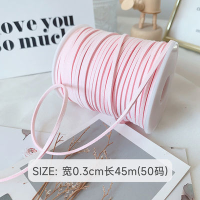 3mm Suede da băng nhung ISO9001 Blue Velvet Ribbon dây