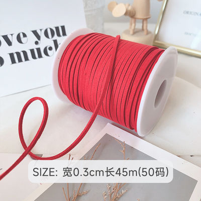 3mm Suede da băng nhung ISO9001 Blue Velvet Ribbon dây