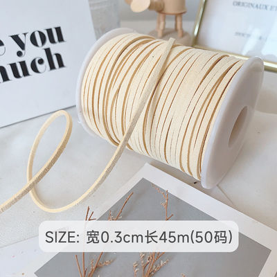 3mm Suede da băng nhung ISO9001 Blue Velvet Ribbon dây