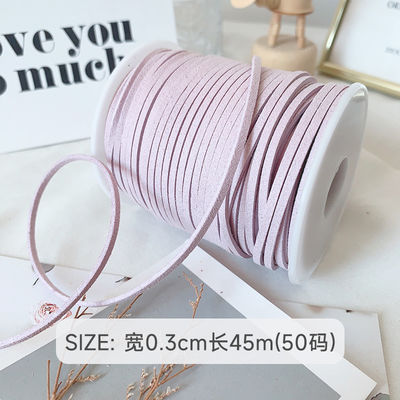 3mm Suede da băng nhung ISO9001 Blue Velvet Ribbon dây