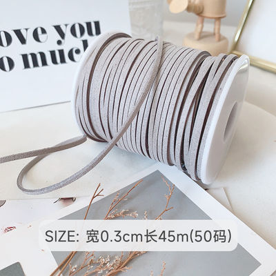 3mm Suede da băng nhung ISO9001 Blue Velvet Ribbon dây