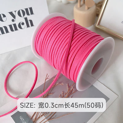 3mm Suede da băng nhung ISO9001 Blue Velvet Ribbon dây
