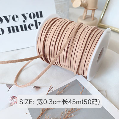 3mm Suede da băng nhung ISO9001 Blue Velvet Ribbon dây