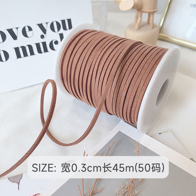 3mm Suede da băng nhung ISO9001 Blue Velvet Ribbon dây
