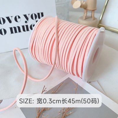 3mm Suede da băng nhung ISO9001 Blue Velvet Ribbon dây