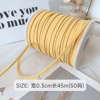 3mm Suede da băng nhung ISO9001 Blue Velvet Ribbon dây
