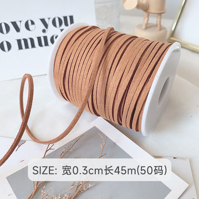 3mm Suede da băng nhung ISO9001 Blue Velvet Ribbon dây