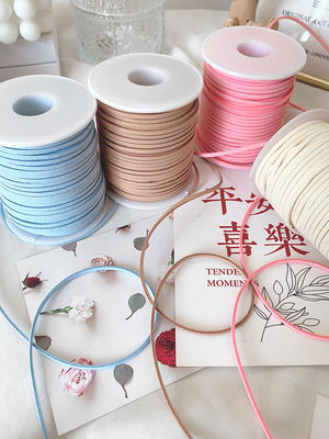 3mm Suede da băng nhung ISO9001 Blue Velvet Ribbon dây