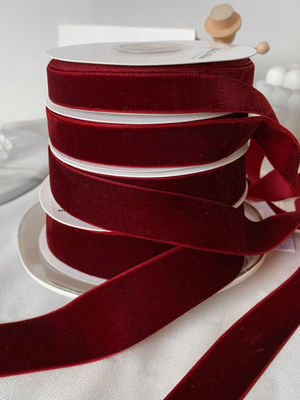38mm Double Face Velvet Ribbon 3.8cm Đen Đen Đen Đen