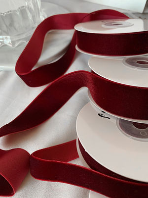 38mm Double Face Velvet Ribbon 3.8cm Đen Đen Đen Đen