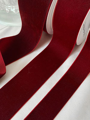 38mm Double Face Velvet Ribbon 3.8cm Đen Đen Đen Đen
