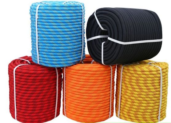 8mm-20mm Polypropylene dây thừng Blue Rescue Solid Braid Polypropylene dây thừng