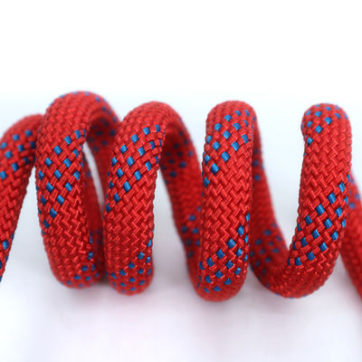 6mm-20mm dây leo núi màu đỏ dây thừng thả nhanh cứu hộ dây thừng tĩnh