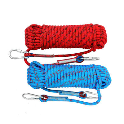 6mm-20mm dây leo núi màu đỏ dây thừng thả nhanh cứu hộ dây thừng tĩnh