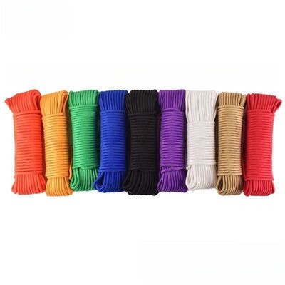 Orange Nylon Tent Elastic Cord 2mm-10mm Cây lều điều chỉnh