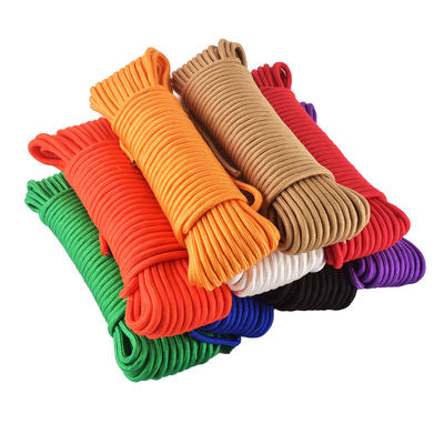 Orange Nylon Tent Elastic Cord 2mm-10mm Cây lều điều chỉnh