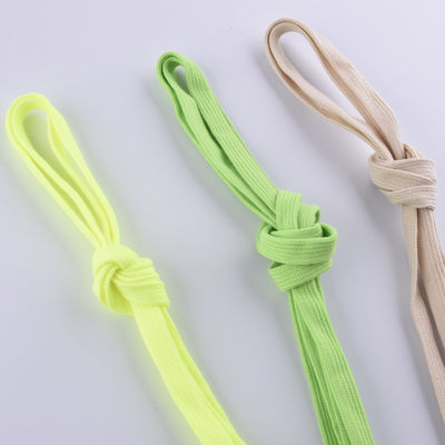 12mm Cáp bông đan phẳng ISO14001 Cáp Macrame màu