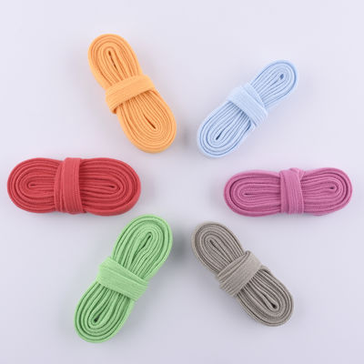 12mm Cáp bông đan phẳng ISO14001 Cáp Macrame màu