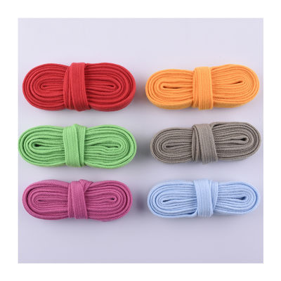 12mm Cáp bông đan phẳng ISO14001 Cáp Macrame màu