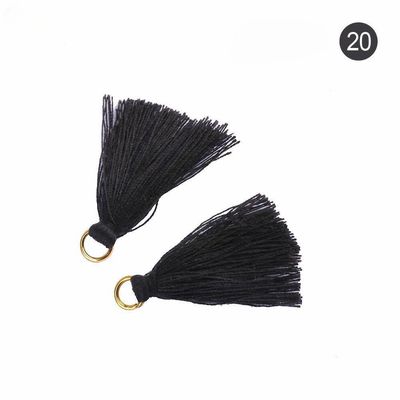 Cotton Tassel màu sắc 3cm trang trí quần áo Cotton Thread Tassels
