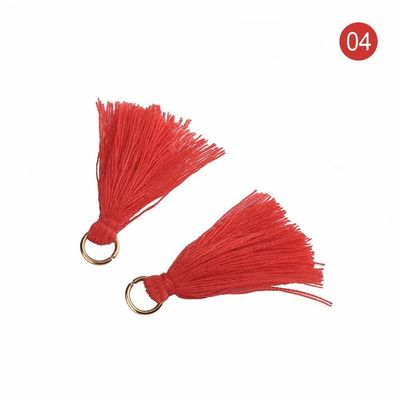 Cotton Tassel màu sắc 3cm trang trí quần áo Cotton Thread Tassels