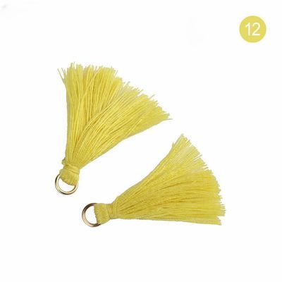 Cotton Tassel màu sắc 3cm trang trí quần áo Cotton Thread Tassels