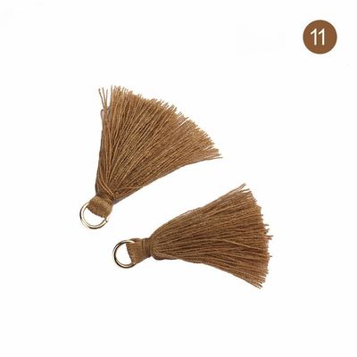Cotton Tassel màu sắc 3cm trang trí quần áo Cotton Thread Tassels