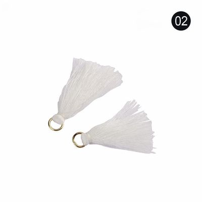 Cotton Tassel màu sắc 3cm trang trí quần áo Cotton Thread Tassels