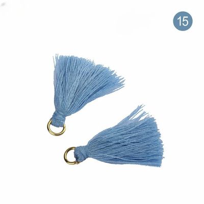 Cotton Tassel màu sắc 3cm trang trí quần áo Cotton Thread Tassels