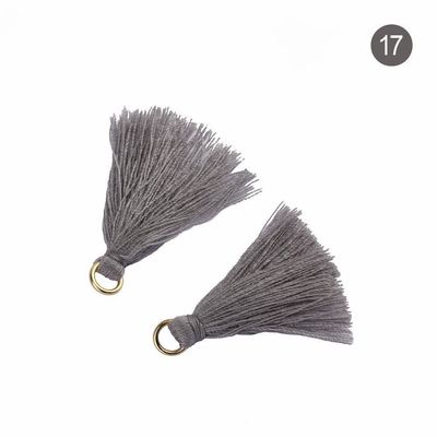 Cotton Tassel màu sắc 3cm trang trí quần áo Cotton Thread Tassels