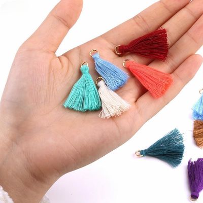 Cotton Tassel màu sắc 3cm trang trí quần áo Cotton Thread Tassels