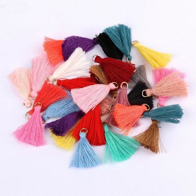 Cotton Tassel màu sắc 3cm trang trí quần áo Cotton Thread Tassels