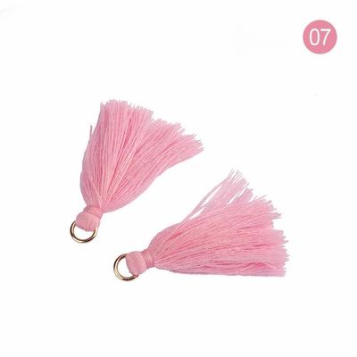 Cotton Tassel màu sắc 3cm trang trí quần áo Cotton Thread Tassels