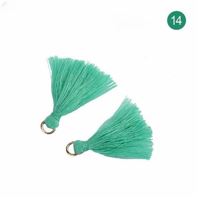 Cotton Tassel màu sắc 3cm trang trí quần áo Cotton Thread Tassels