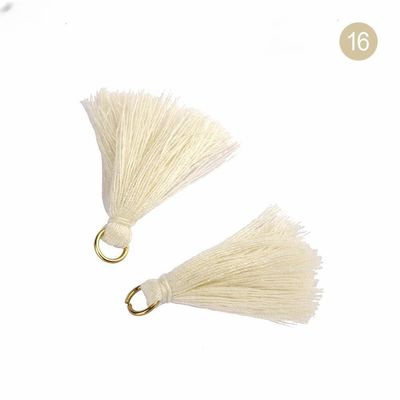 Cotton Tassel màu sắc 3cm trang trí quần áo Cotton Thread Tassels