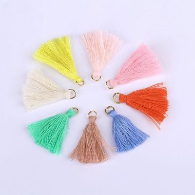 Cotton Tassel màu sắc 3cm trang trí quần áo Cotton Thread Tassels