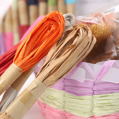 Eco Friendly 10m Paper Rope Dark Blue Twisted Raffia Cord ISO9001