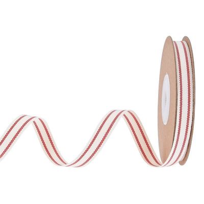 ISO14001 Ribbon Cotton 15mm-38mm Ribbon đen và trắng
