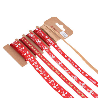 4mm 10mm 15mm in polyester Ribbon tùy chỉnh in Ribbon với logo
